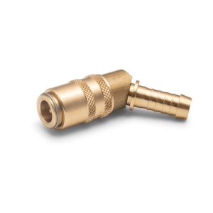 Kupplung - Mit Ventil - Schlauchtülle 9mm - 45°