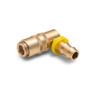 Kupplung - Mit Ventil - Schnellsteck-Tülle 10mm - 90°