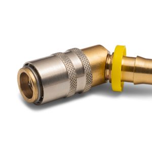 Kupplung - Ohne Ventil - Schnellsteck-Tülle 13mm - 45°