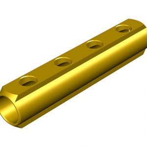 Verteiler 1"- 4 Ausgänge - 1/2" - Messing