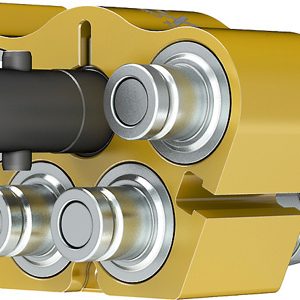 Nippelseite CEJN Multi-X Quattro 10 Mehrfachkupplung mit 4 Anschlüssen, DN10, 3/8" IG
