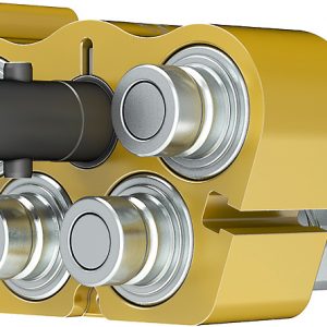 Nippelseite CEJN Multi-X Quattro 12 Mehrfachkupplung mit 4 Anschlüssen, DN12, 1/2" IG