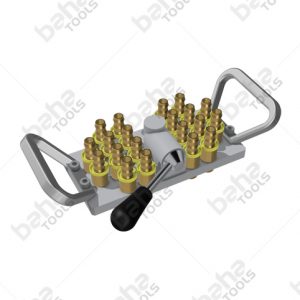 Maschinenseitige Hälfte der Multikupplung 20 Anschlüsse Kupplung Schnellsteck-Tülle-Tülle 13mm mit Ventil