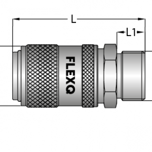 Kupplung - Ohne Ventil - Außengewinde M24x1.5 - Gerade